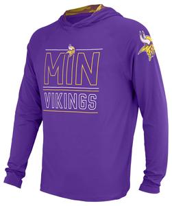 Zubaz NFL Men's Minnesota Vikings Team Color Active Hoodie With Camo Accents Newest Cheap Pice