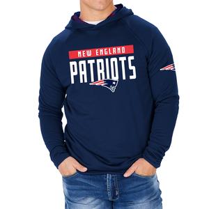 Zubaz NFL Men's New England Patriots Team Color Hoodie W/ Viper Print Details Sale Online Cheap