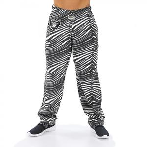 Zubaz NFL Men's Oakland Raiders Classic Zebra Print Team Logo Pants 2025 Unisex Online