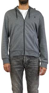 Polerón Gris Zipper Real For Sale