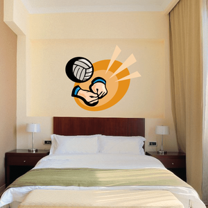 Volleyball Wall Decal - Vinyl Sticker - Car Sticker - Die Cut Sticker - CDSCOLOR009 Buy Cheap Footlocker