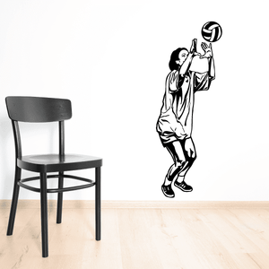 Volleyball Wall Decal - Vinyl Decal - Car Decal - CDS042 Top Quality Sale Online