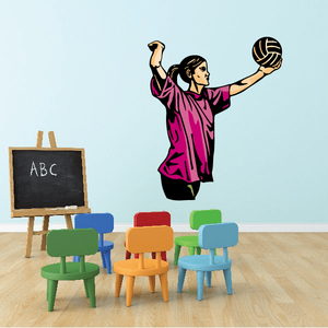 Volleyball Wall Decal - Vinyl Sticker - Car Sticker - Die Cut Sticker - CDSCOLOR085 Browse For Sale