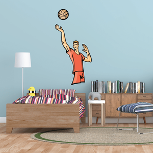 Volleyball Wall Decal - Vinyl Sticker - Car Sticker - Die Cut Sticker - CDSCOLOR076 Shop Offer Online
