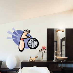 Volleyball Wall Decal - Vinyl Sticker - Car Sticker - Die Cut Sticker - CDSCOLOR011 Hot Sale