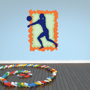 Volleyball Wall Decal - Vinyl Sticker - Car Sticker - Die Cut Sticker - CDSCOLOR073 Online Online Clearance