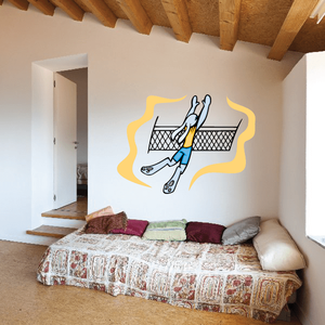Volleyball Wall Decal - Vinyl Sticker - Car Sticker - Die Cut Sticker - CDSCOLOR003 Clearance Cheap Real