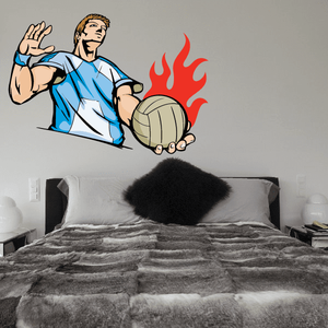 Volleyball Wall Decal - Vinyl Sticker - Car Sticker - Die Cut Sticker - CDSCOLOR015 Outlet Collections