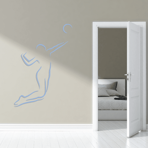 Volleyball Wall Decal - Vinyl Sticker - Car Sticker - Die Cut Sticker - CDSCOLOR026 Cheap The Cheapest
