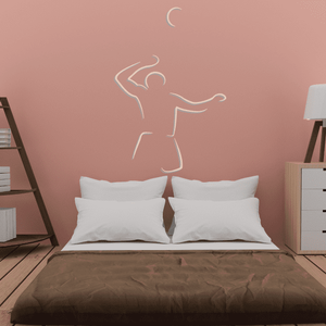 Volleyball Wall Decal - Vinyl Sticker - Car Sticker - Die Cut Sticker - CDSCOLOR029 Cheap Buy