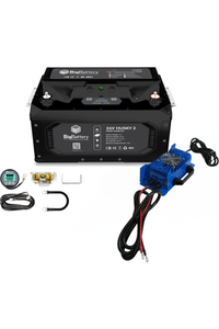 BigBattery | 24V HUSKY 2 Bundle | LiFePO4 Lithium Battery 5.12KwH 200Ah | For Golf Carts, Utility Vehicles, RVs & Camper Vans [BNDL-B0016] Genuine Sale Online