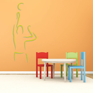 Volleyball Wall Decal - Vinyl Sticker - Car Sticker - Die Cut Sticker - CDSCOLOR040 Free Shipping Shop Offer