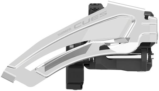 CUES FD-U6010-L Front Derailleur - 10/11-Speed Double Top-Swing Low Clamp Mount 40/46t Max BLK/Silver For Sale Cheap Online