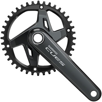 CUES FC-U8000-1 Crankset - 170mm 9/10/11-Speed 40t Asymmetric 96 BCD Hollowtech II BLK Clearance Get To Buy