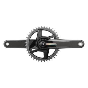 Force D2 1x Power Meter Crankset Speed: 12 Spindle: 28.99mm BCD: Direct Mount 40 DUB 165mm Black Road Disc For Sale 2025