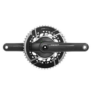 Red AXS 2x Power Meter E1 Power Meter Crankset Speed: 12 Spindle: 28.99mm BCD: Direct Mount  8 Bolt 50/37 DUB 175mm Black Road Sale How Much
