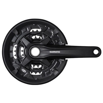 FC-MT210-3 Crankset - 170mm 9-Speed 40/30/22t Riveted 50mm Chainline BLK Sale Wide Range Of