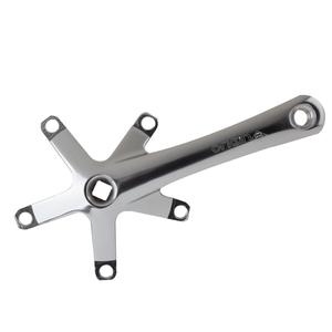 Alloy Triple Crank Arm Set 165mm 113.5mm Square Taper JIS crankset silver Huge Surprise For Sale