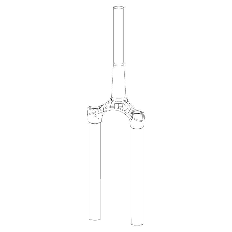 CSU Reba Solo Air 29" Tapered Aluminum Steerer Diffusion BLK A7 130-150mm Clearance Wiki