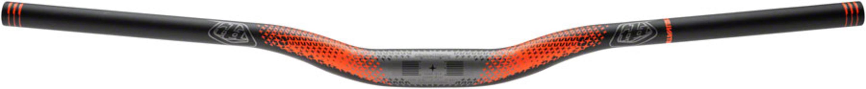 Truvativ Descendant CoLab Troy Lee Designs Riser Bar - 35mm clamp 760mm width 25mm rise Starburst Orange/BLK Discount Huge Surprise