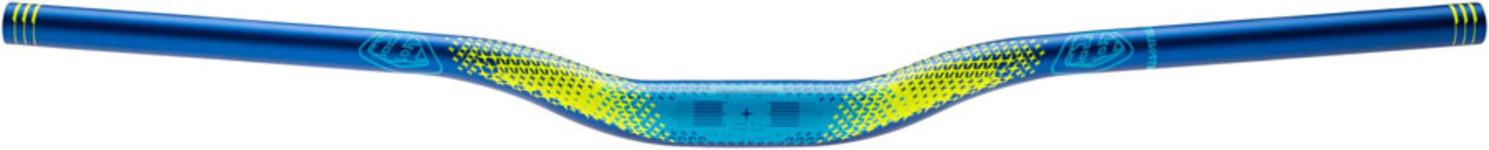 Truvativ Descendant CoLab Troy Lee Designs Riser Bar - 35mm clamp 760mm width 25mm rise Starburst Cyan/Blue Outlet Ebay