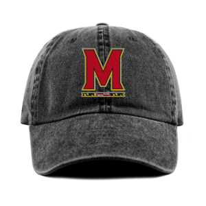 UMD "M" Logo (Black) / Baseball Hat Clearance Free Shipping