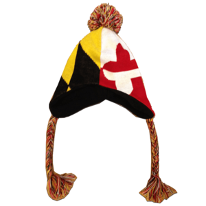 UMD & Maryland Flag / Ski Hat Free Shipping Popular