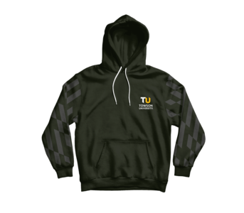 Towson Tigertooth Sleeves (Grayscale) / Hoodie Cheap Low Pice