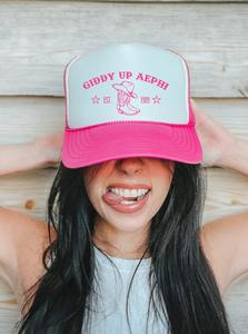 Alpha Epsilon Phi Trendy Western Trucker Hat Cheap Sale Exclusive