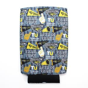 Towson University Fan Pattern / Can Cooler Cheapest Pice