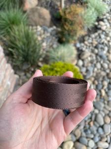 Brown 1” Seatbelt Webbing (by the yard) Cheap Sale 2025