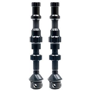 Stans Tubeless Exo-Core Valve Stems - Alloy Regular Black Pair Cheap Low Pice Fee Shipping