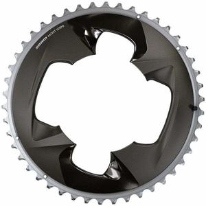 Force 2x12-Speed Outer Chainring - 48t, 107 BCD, 4-Bolt, Polar Grey, For use with 35t Inner Sast For Sale