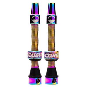 CushCore Tubeless Presta Valve Set - 55mm Oil Slick Free Shipping Sale Online