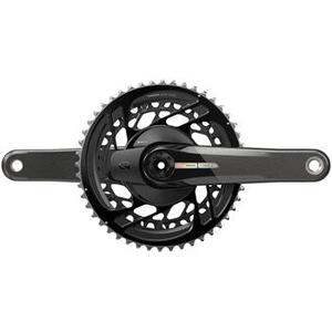 Force AXS Power Meter Bicycle Crankset - 172.5mm, 2x 12-Speed, 46/33t, Direct Mount, DUB Spindle Interface, Iridescent Gray, D2 Visit