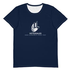 Vets2Sales All-Over Print Men's Athletic T-shirt Pick A Best For Sale