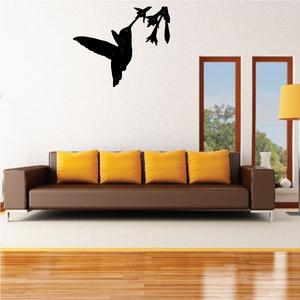 Hummingbird Feeding on Flowers Decal Clearance Good Selling