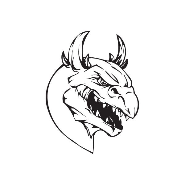 School Mascot Wall Decal - Vinyl Decal - Car Decal - DC 083 Outlet Locations