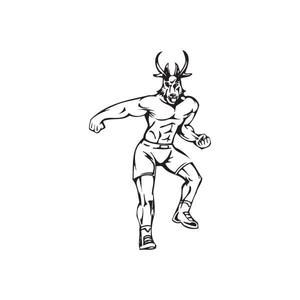 School Mascot Wall Decal - Vinyl Decal - Car Decal - DC 031 Purchase Cheap Pice