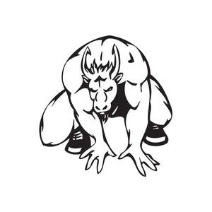 School Mascot Wall Decal - Vinyl Decal - Car Decal - DC 038 Cheap Get Authentic
