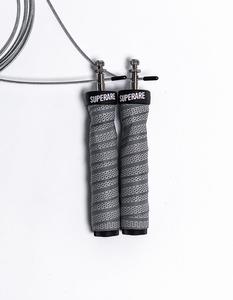 Superare Deluxe Jump Rope w/ Removable Weights - Grey/Black Footlocker Online