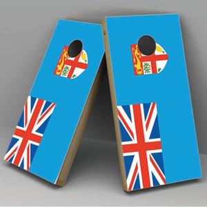 Fiji Flag Cornhole Board Vinyl Decal Wrap Low Pice Cheap Online