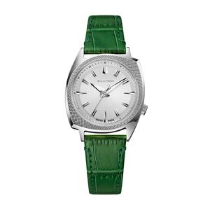 Football Cross Hatch Watch - Green Choice