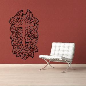 Roses Covering Cross Decal Recommend