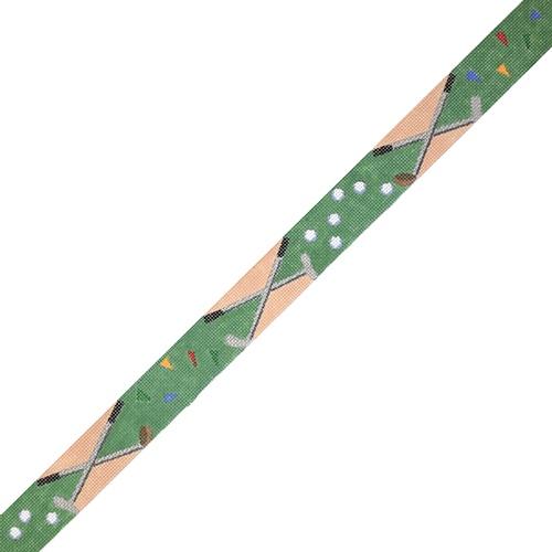 Crossed Clubs, Golf Balls, and Tees Belt Online Online Free Shipping