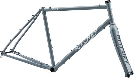 Outback Frameset - 700c/650b Steel Gray X-Small Clearance 2025
