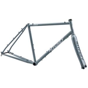 Outback Frameset - 700c/650b Steel Granite and Snow X-Small Geniue Stockist Cheap Online