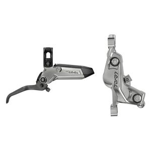 Level Ultimate Stealth Disc Brake Lever - Front Post Mount 4-Piston Carbon Lever Titanium Hardware BLK/Silver C1 For Nice