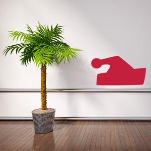 Santa Hat Christmas Wall Decal Choice For Sale