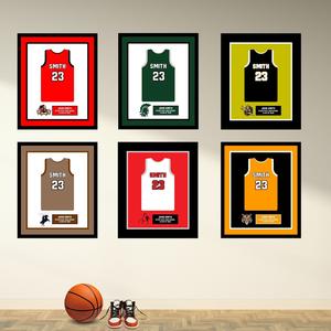 Gymnastics High School Senior Award Night Gift Idea - Jersey Print Frame Basketball Visit